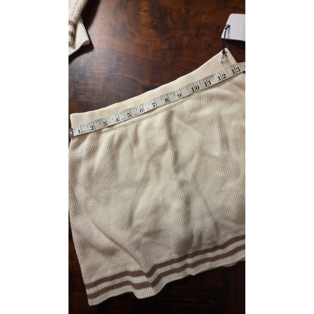 Alo Yoga SET Varsity Tennis Club Pullover Sweater Sz XS and Skirt SZ S SET! - Picture 9 of 12